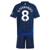 Manchester United B. Fernandes 8 Børn Udebane 2024-25 - Fodboldtrøjer (S/S)